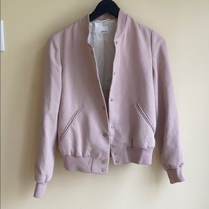 Blush Wilfred bomber jacket